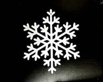 Snowflake Cutout Home Decor, Laser Cutout, Mantle Decor