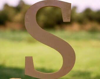 Large Wooden Letters – Unfinished Baltic Birch, DIY Nursery Decor