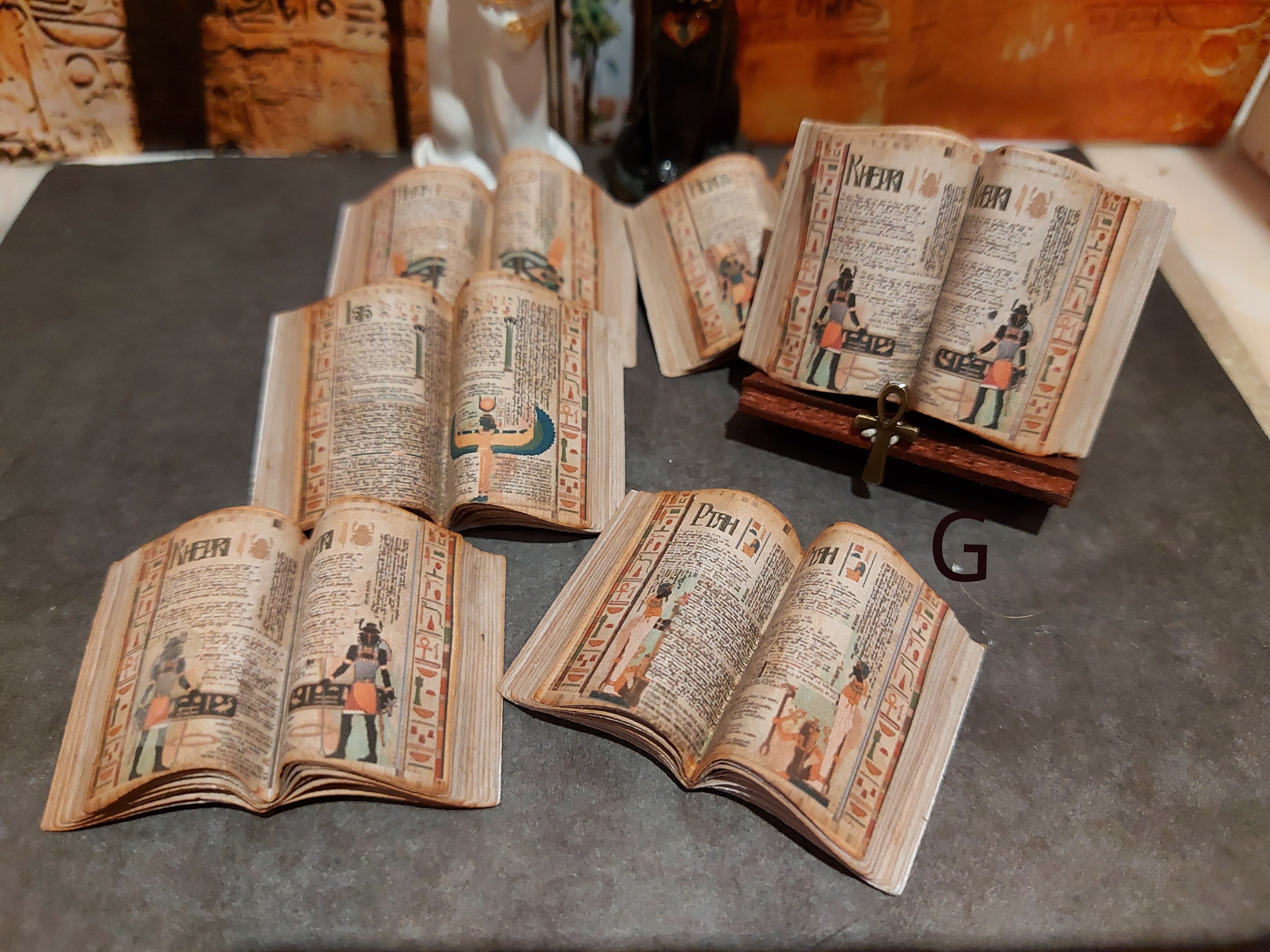 Miniatures Dollhouse Ancient Egypt Miniature Egyptian Books 1 12 Scale Miniatures Dollhouse Ancient Egypt Miniature Egyptian Books 1 12 Scale