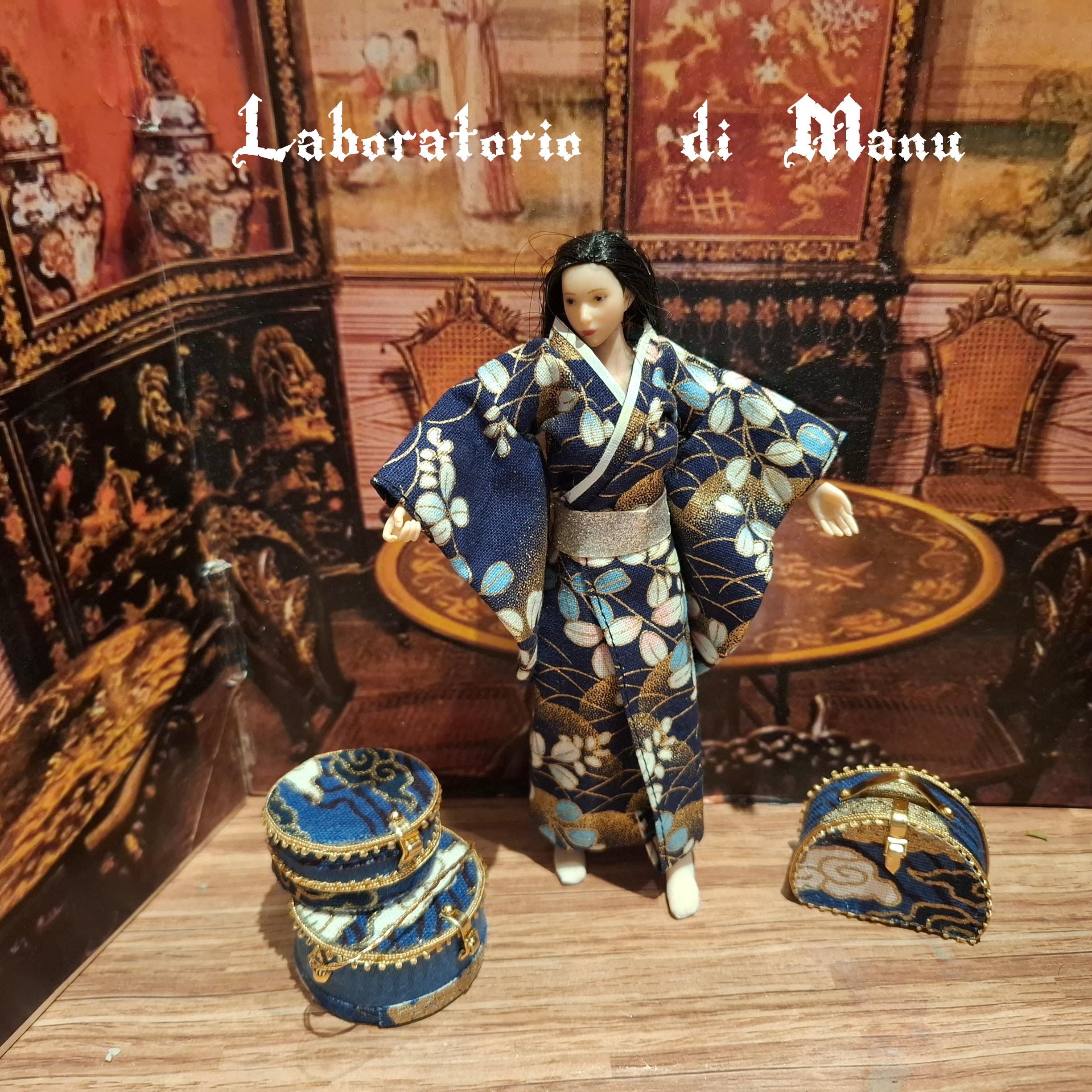Dollhouse Japanese Kimono, Miniature Geisha, 1:12 Scale - Etsy