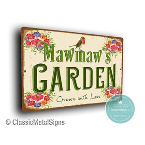 GIFT FOR MAWMAW, Mawmaw’s Garden Sign, Mothers Day, Outdoor Signs, Mawmaw’s Garden , Mawmaw Gift, Gift for Mawmaw, Mawmaw&#39;s Garden