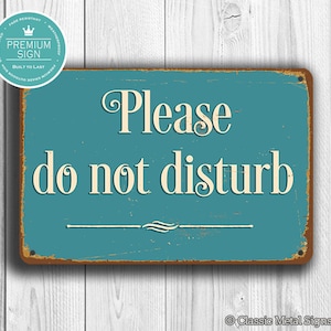 Please DO NOT DISTURB Sign, Door sign, Please Do Not Disturb, Vintage Style Door Sign,Rustic Style Sign