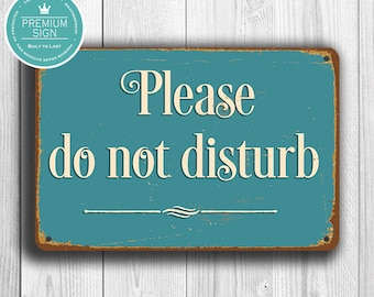 Please DO NOT DISTURB Sign, Door sign, Please Do Not Disturb, Vintage Style Door Sign,Rustic Style Sign