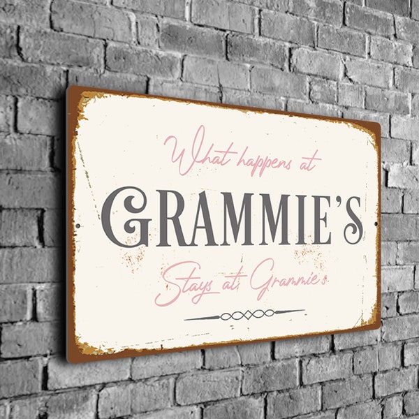 Grammie's House Sign, Vintage Style Grammie's Signs, Grammie's Decor, Mother's Day Gift, Grammie's Place Décor, CMSWHA13022324