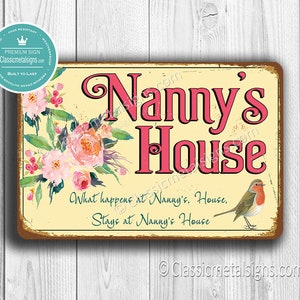 Gift for Nanny, Nanny&#39;s House Sign, Gift for Nanny sign, Nanny sign Gift, Nanny&#39;s Place, Nanny Gifts, Nanny Sign, Gifts for Nanny