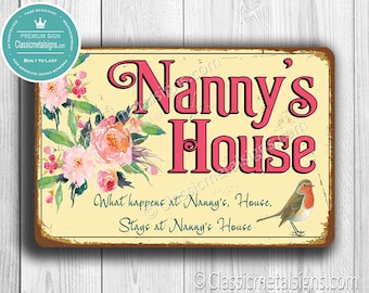Gift for Nanny, Nanny's House Sign, Gift for Nanny sign, Nanny sign Gift, Nanny's Place, Nanny Gifts, Nanny Sign, Gifts for Nanny