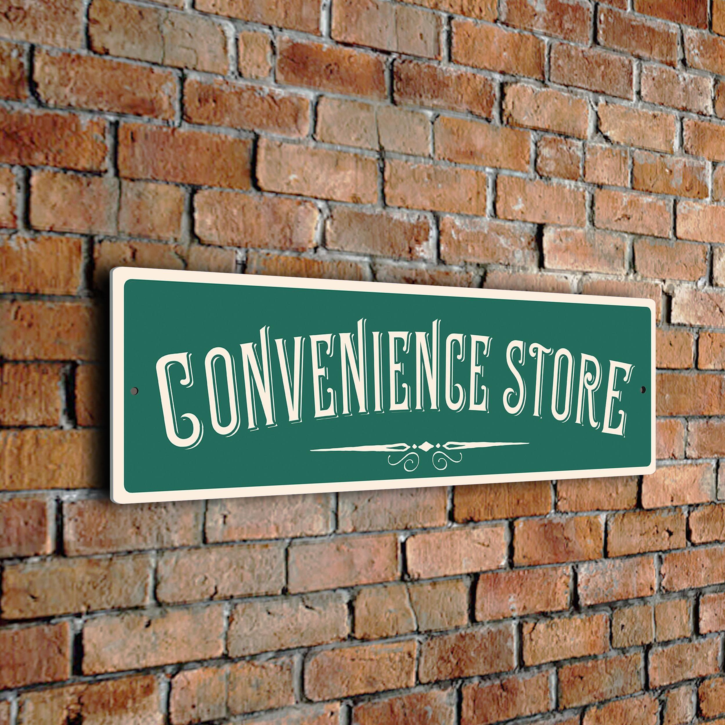 Conveience Store Sign Retro Convenience Store Sign - Vintage Look Wall Decor - Etsy