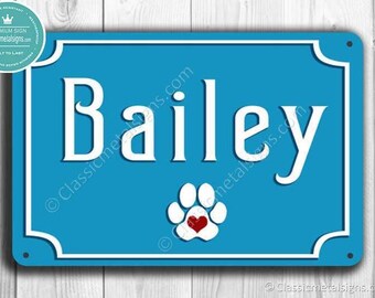 Dog Name Sign: Personalized Pet Decor (Indoor & Outdoor Options)