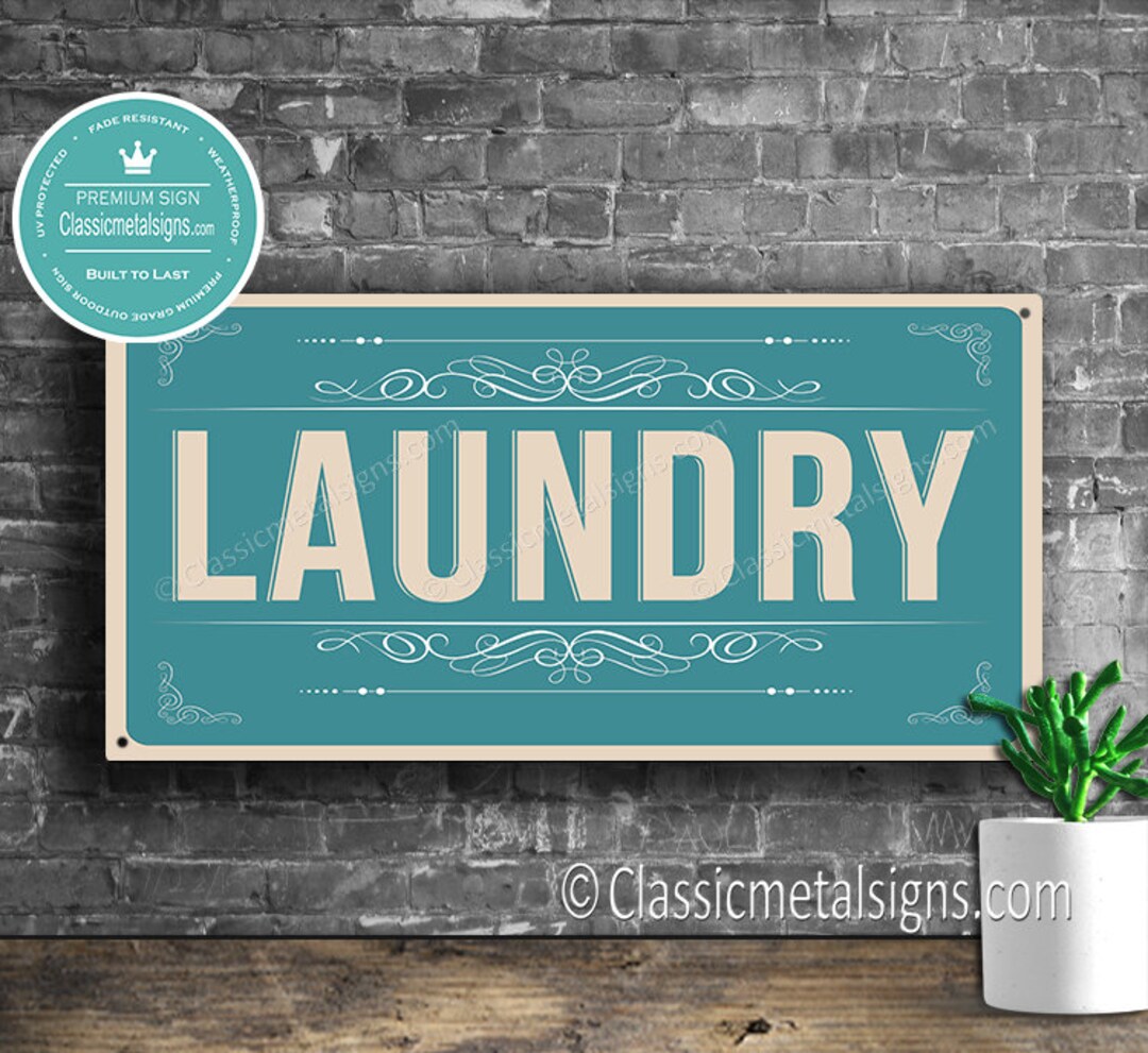 LAUNDRY SIGN, Original Design Laundry Sign, Unique Laundry Signs