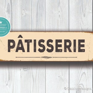 PATISSERIE SIGN, Patisserie Signs, Patisserie Decor, Bakery Sign, Vintage Style Patisserie Sign, Bakery Decor, Kitchen Decor, Kitchen Signs