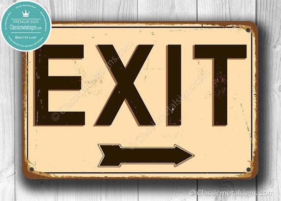 Cute Exit Sign Printable Danger No Exit Sign
