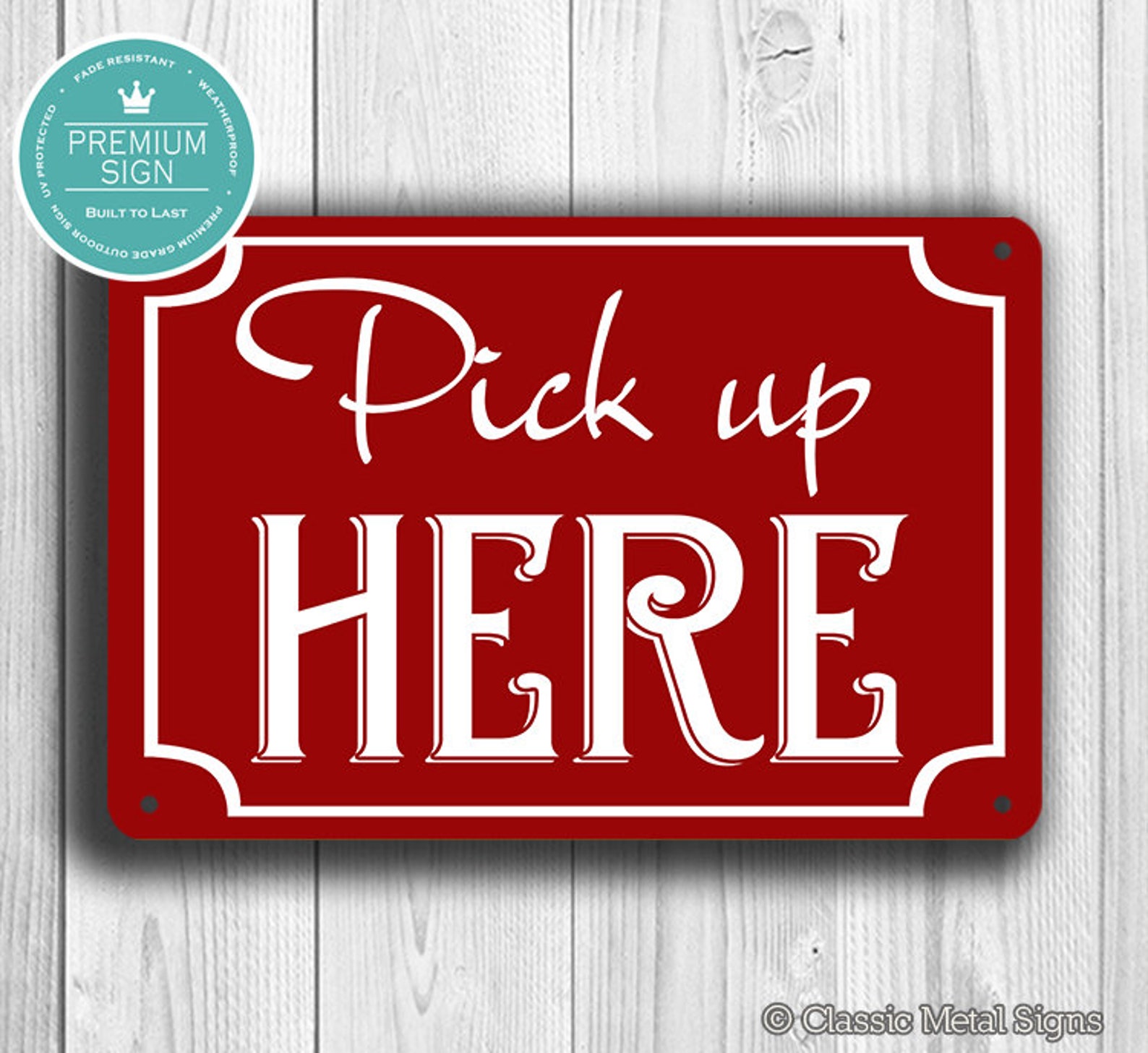 PICK UP HERE Sign Food Signs Food Signs Cafe Signs Etsy