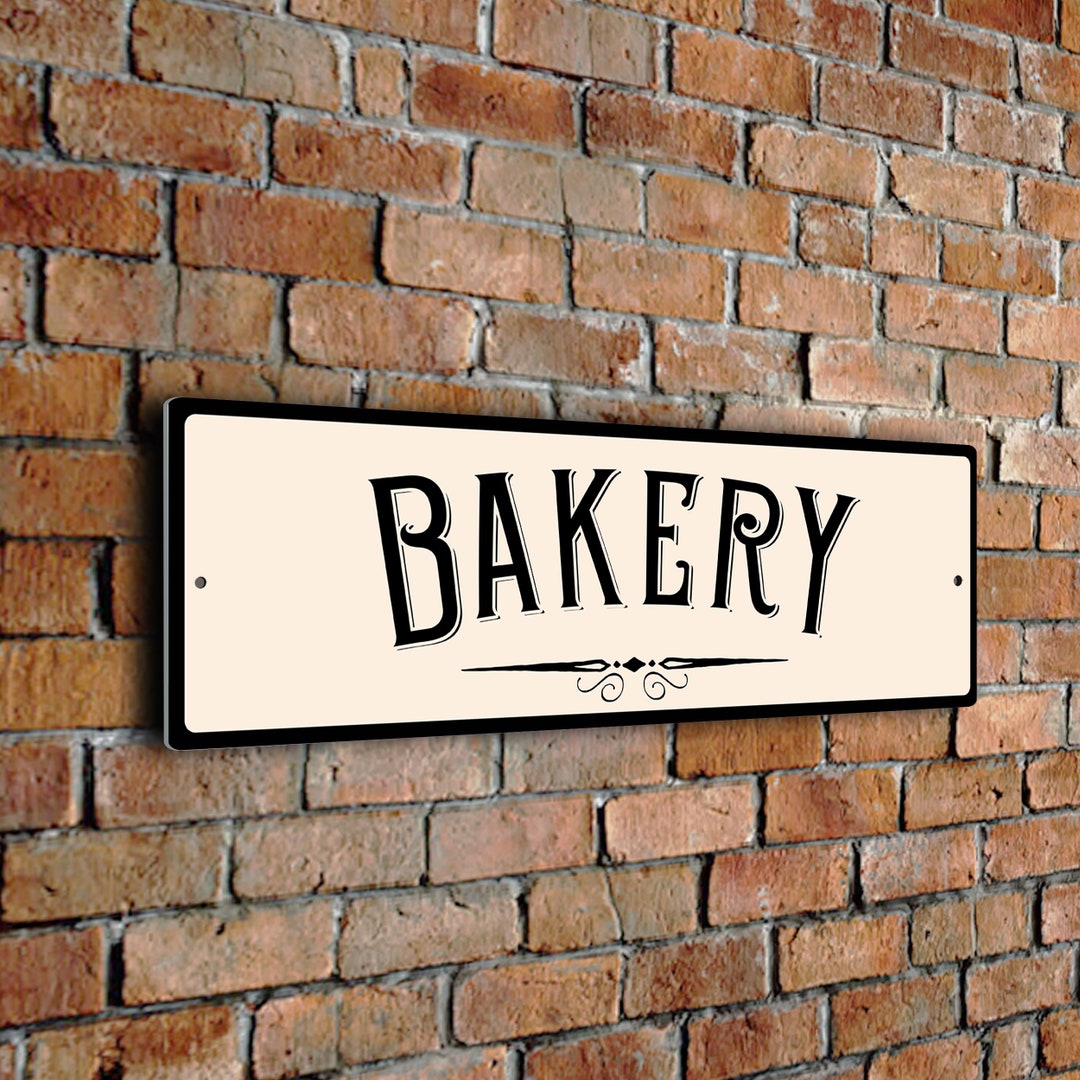 BAKERY SIGN, Classic Style Bakery Sign With UV Protected Fade Resistant ...