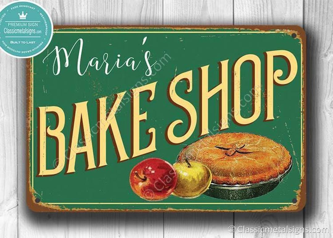 Bake Shop Sign: Custom Vintage Bakery Decor (indoor & Outdoor) - Etsy