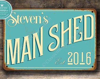 MAN SHED SIGN, Customizable Man Shed, Vintage style Man Shed Sign, Customizable Signs, Man Shed Signs, Custom Man Shed sign, Man Shed Decor