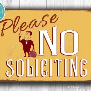 No Soliciting Sign, Vintage style No Soliciting sign, No Solicitation signs, No Soliciting, Please No Soliciting,Solicitors, No Solicitation