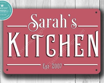 CUSTOM KITCHEN SIGN, Customizable Kitchen Sign, Classic Kitchen Sign, personalized kitchen sign, Kitchen Decor, Kitchen Wall Decor, Kitchen