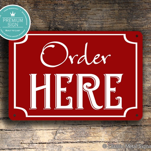 Order Here Sign - Etsy