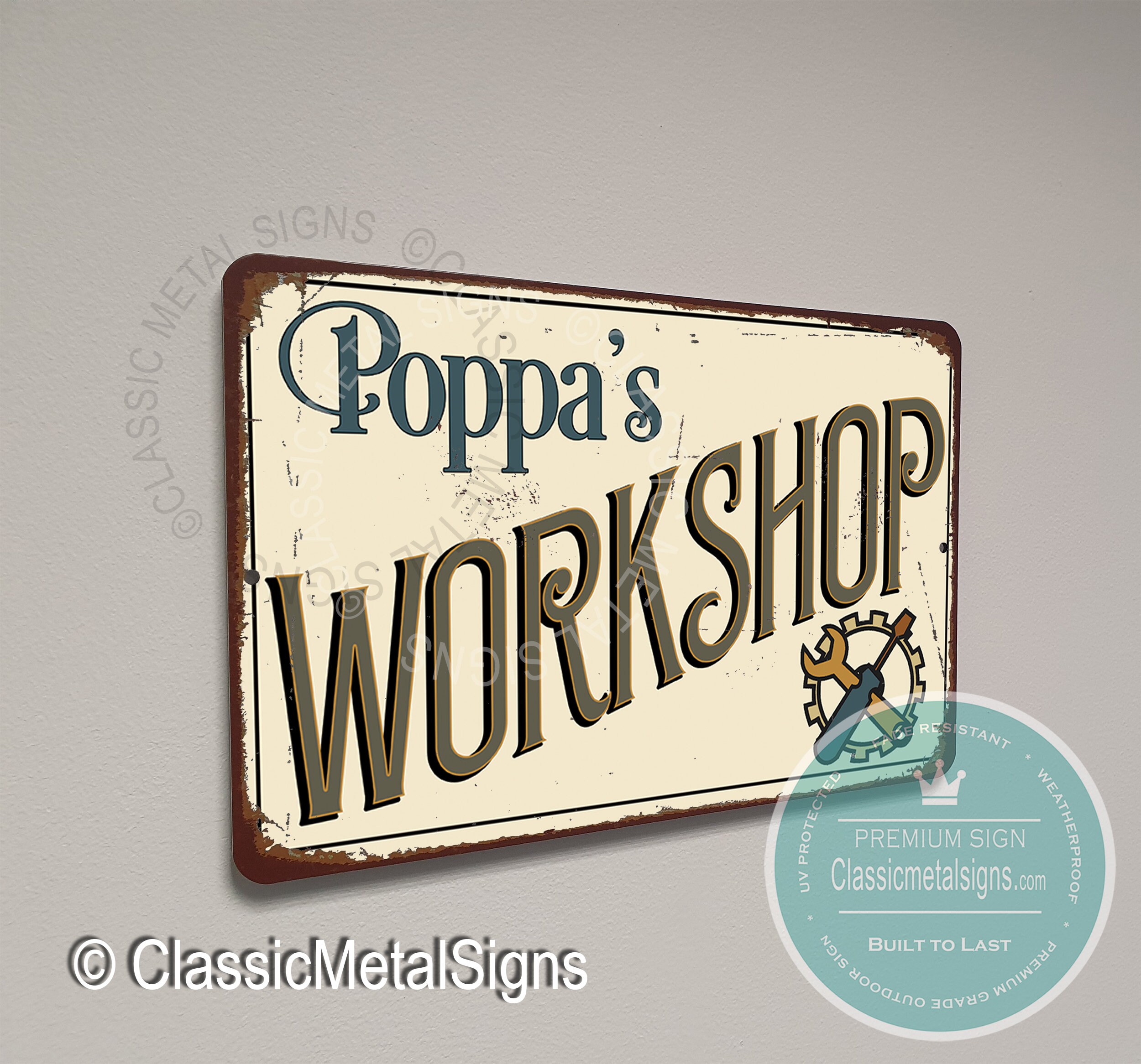 Gift for Poppa, Poppa's Workshop Sign, Gift for Poppa Sign, Poppa's sign Gift, Poppa's Workshop, Poppa Gifts, Gifts for Poppa