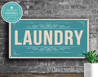 Laundry Sign: Stylish Wall Decor (Indoor/Outdoor, Multiple Sizes)
