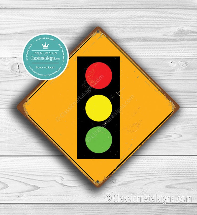 TRAFFIC LIGHT SIGN Kids Room Signs Kids Room Decor Traffic Etsy