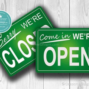OPEN CLOSED SIGN, Open Closed Signs, double sided Open Closed Sign, Hanging Open Closed Sign, Open Sign, Closed Sign, Open Closed Door Sign
