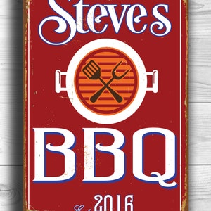 Personalized gift for dad, Custom BBQ Sign, Fathers Day Gift from kids, Fathers day, Customizable Signs, BBK Decor, Gift for Father BBQ Sign