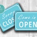 see more listings in the Shop Open Closed Signs section