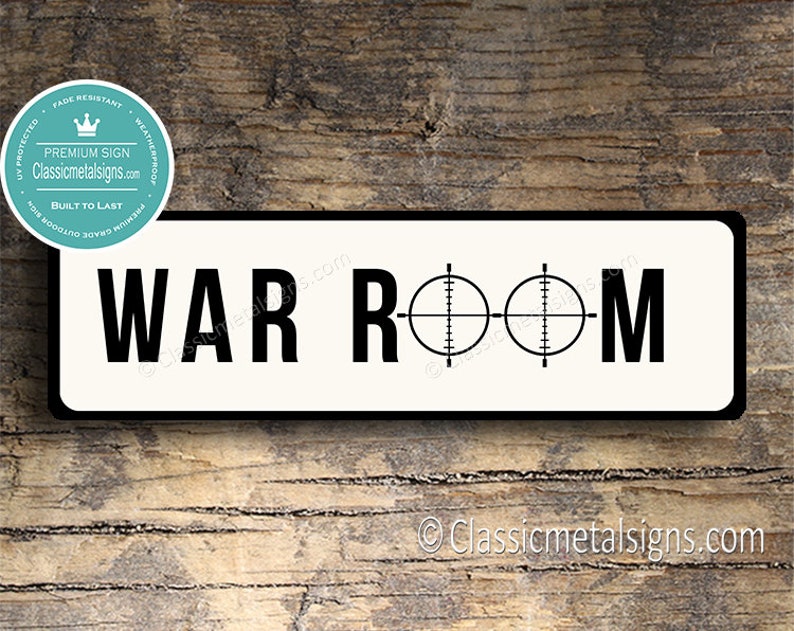 WAR ROOM SIGN War Room Signs Classic Style War Room Sign Etsy
