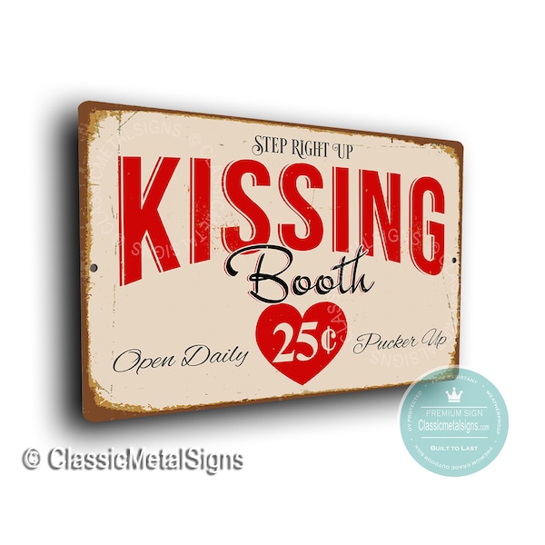 KISSING BOOTH SIGN, Kissing Booth Signs, Vintage style Kissing Booth sign, Kissing Booth Decor, Kissing, Valentines Day Gifts, Kissing Booth