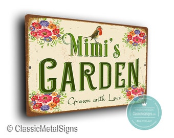 GIFT FOR MIMI, Mimi’s Garden Sign, Mothers Day, Outdoor Signs, Mimi’s Garden , Mimi Gift, Gift for Mimi, Mimi's Garden