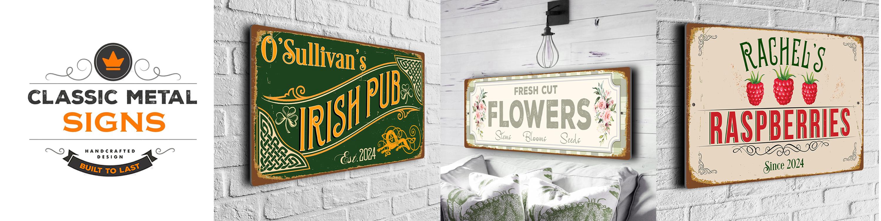 ClassicMetalSigns - Etsy