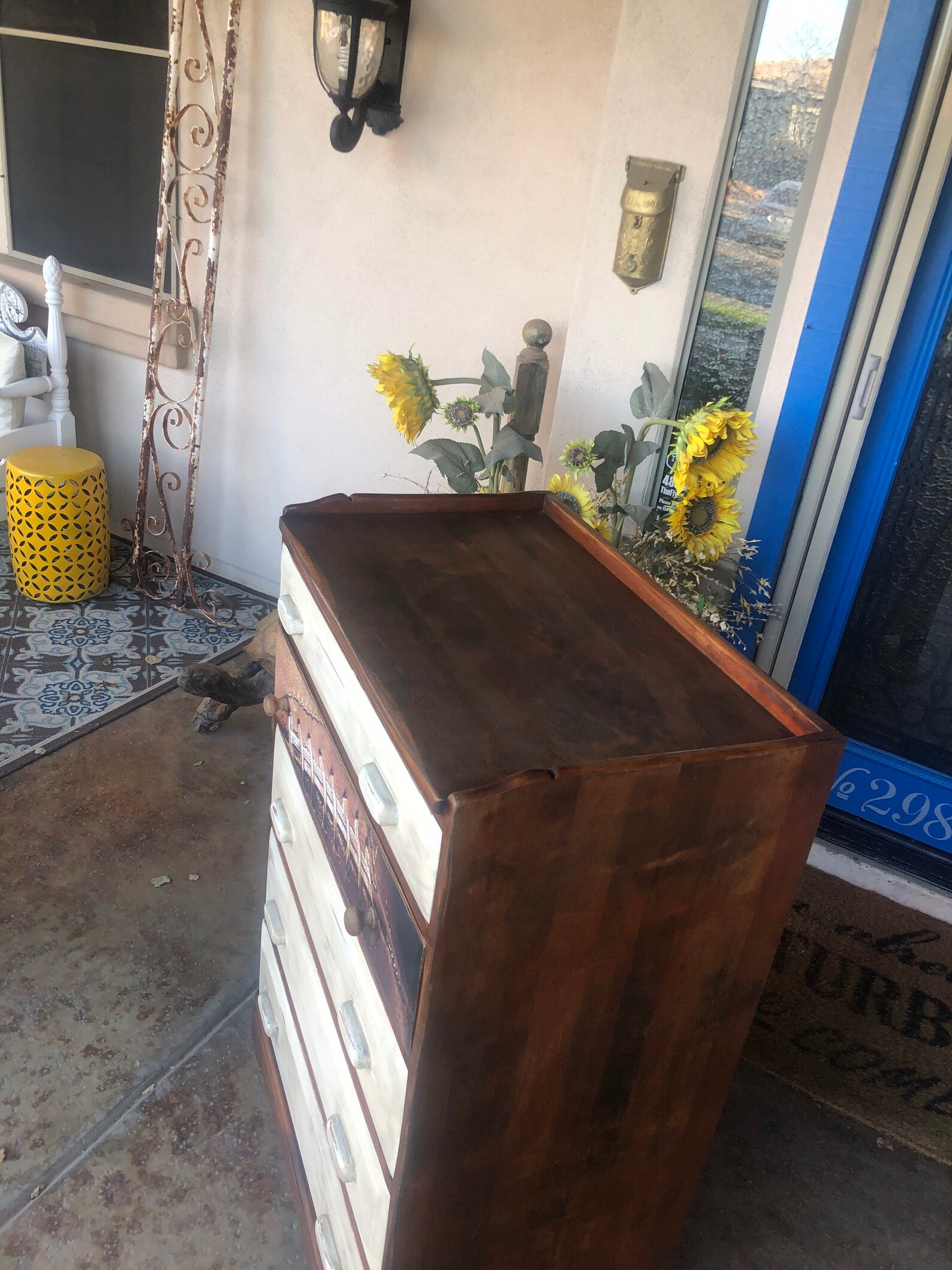 Solid wood custom football chest of drawers kids children Etsy