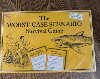 Vintage Sealed The Worst-Case Scenario Survival Game by University Games
