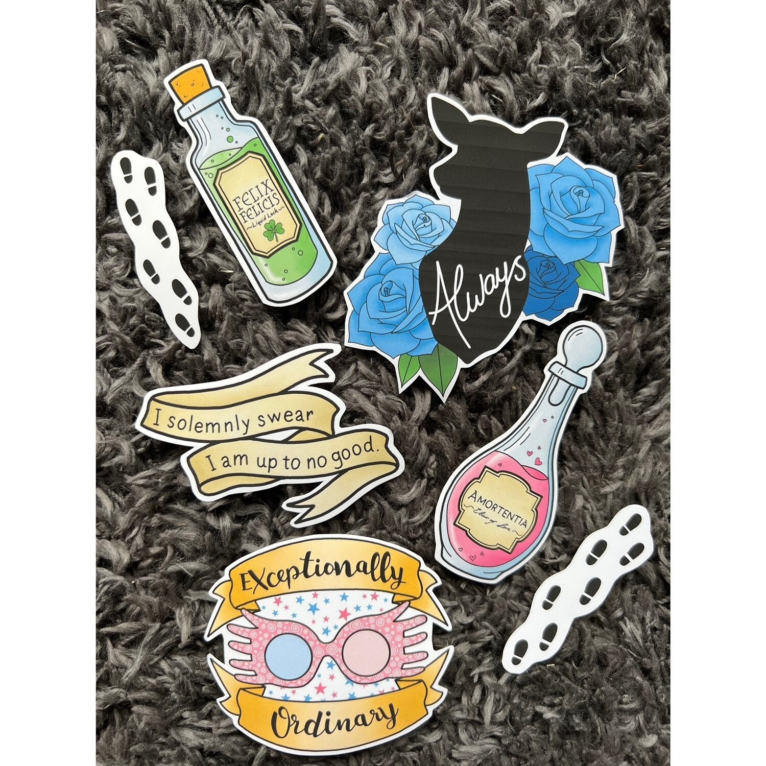 Harry Potter Stickers Pack of 21 Waterproof & Removable Gadget