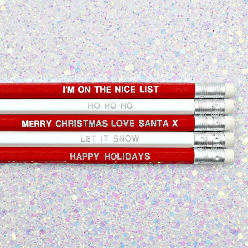Naughty Or Nice List Pencil Christmas Eve Box Advent Calendar Fillers Stocking Filler Stuffers Nice Letter Elf Secret Santa Gift image 10