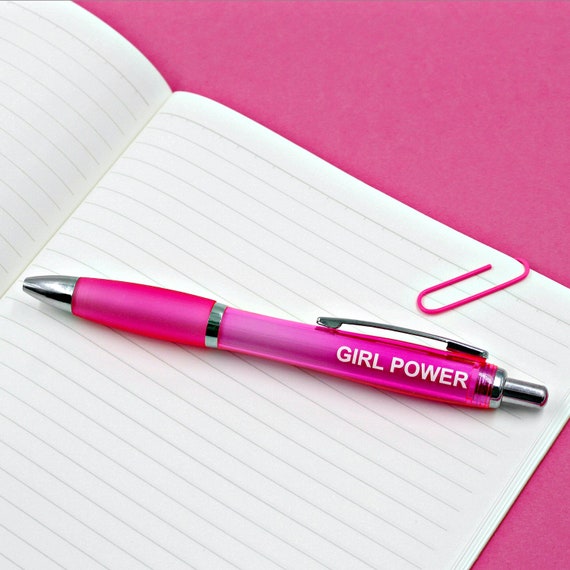 Girl Power Pen Feminist Female Empowerment Strong Girls International  Women's Day Girl Gang Destroy the Patriarchy Spice Girls 
