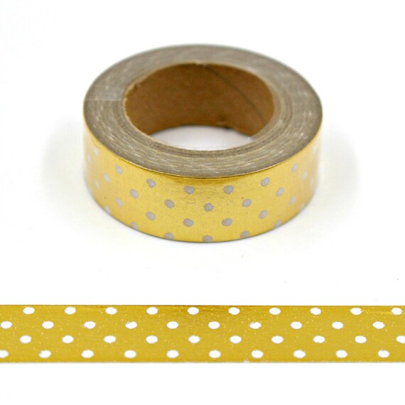Light Gold Washi Tape, 15mm Gold Shiny Tape, Wrapping Tape