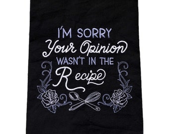 Personalized Kitchen Towels - Personalized - Embroidered Dish Towels -Funny Gifts - Fun Hostess Gift - Best Quality Towel