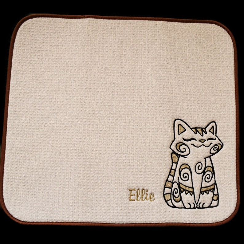 Personalized Pet Placemat Cat Feeding Mat Pet Feeding Etsy