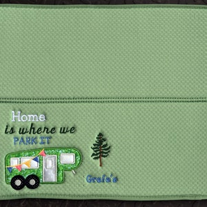 PERSONALIZED Camping Dish Drying Mat/Coffee Mat/Camper Drying Mat/Coffee Bar Mat/5Tth Wheel Decor/Coffee Station Decor/Coffee Drying Maat image 7