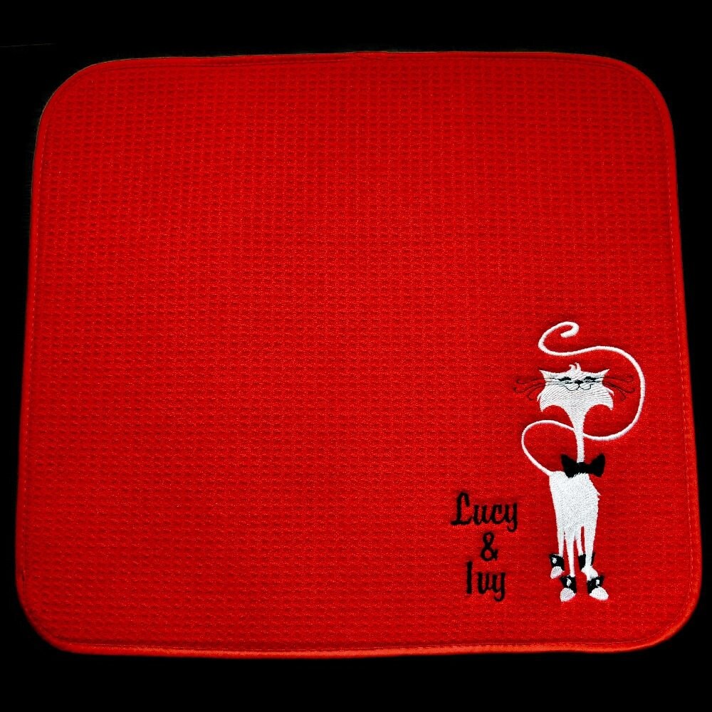 Personalized Pet Placemat Pet Feeding Mat Cat Feeding Mat Etsy UK