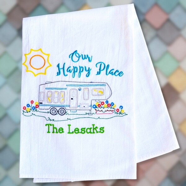 Camping Dish Towel Etsy