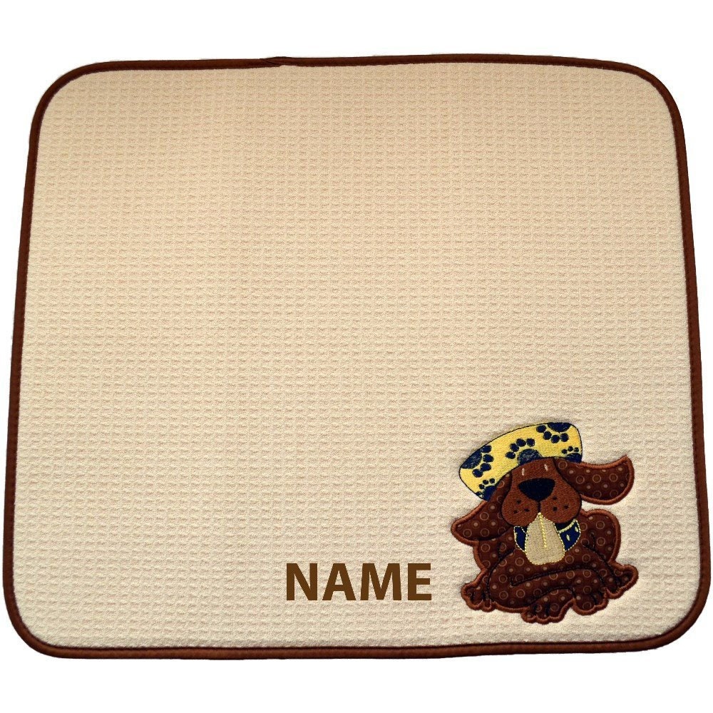 PERSONALIZED Pet Placemat Custom Dog Feeding Mat Dog Gift Etsy