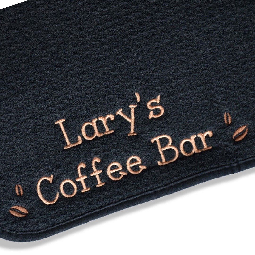 PtRug Coffee Bar Mat Rubber Dish Drying Mat for Kitchen Counter Coffee Mat for Home Bar Gift Kitchen Mat Coffee Bar Accessories Decorative Coffee Shop
