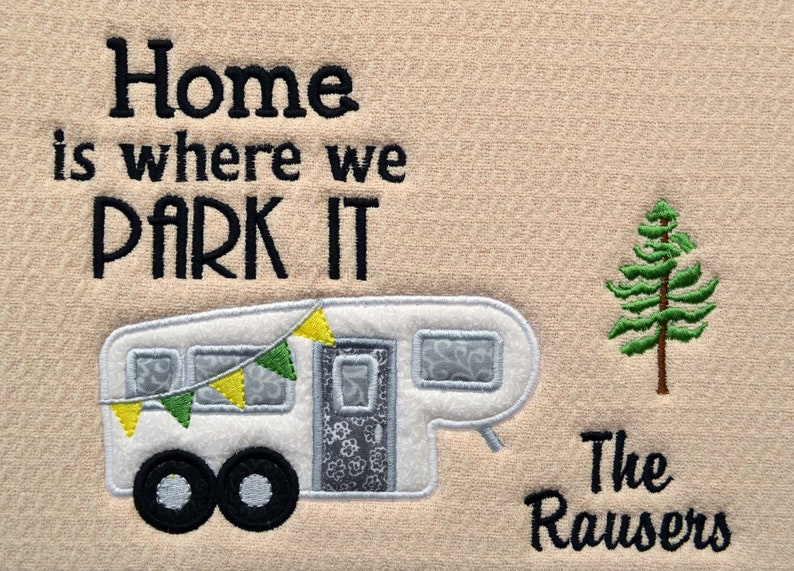 PERSONALIZED Camping Dish Drying Mat/Coffee Mat/Camper Drying Mat/Coffee Bar Mat/5Tth Wheel Decor/Coffee Station Decor/Coffee Drying Maat image 8