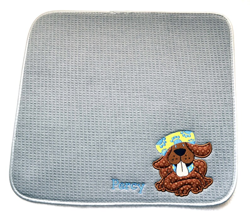 PERSONALIZED Pet Placemat Custom Dog Feeding Mat Dog Gift Etsy