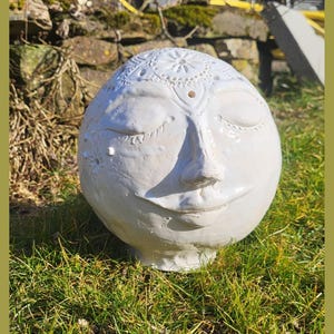 Ceramic Garden Ceramic Light Ball Totem Spiritual Lantern 23 cm