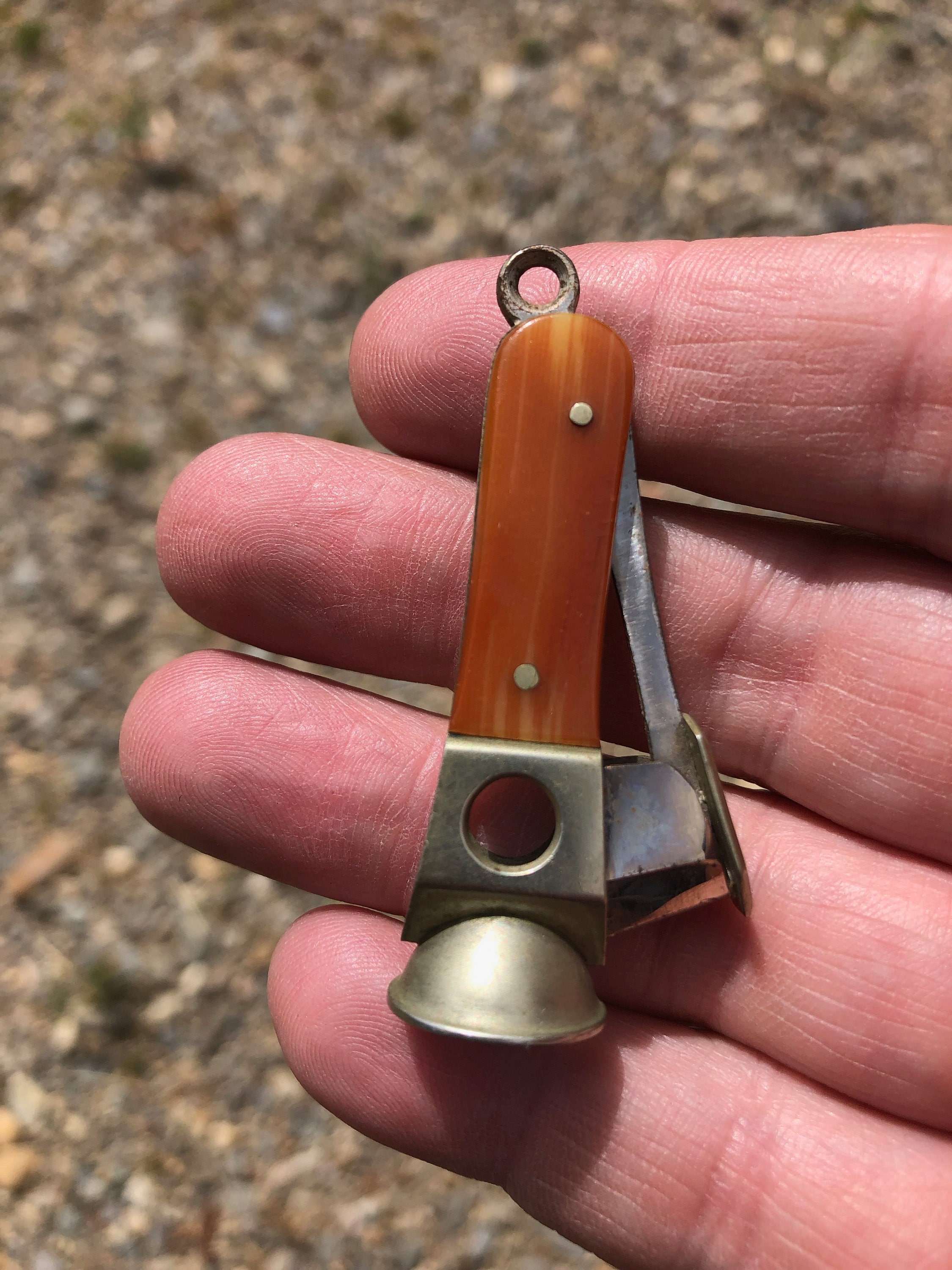 Cigar Cutter Very Well Made ~ Made To Hang On A Chain