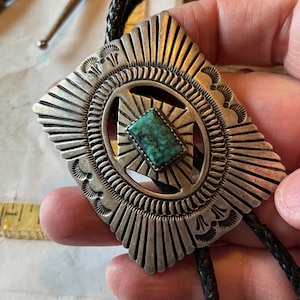 Vintage ~ Sterling Bolo Tie